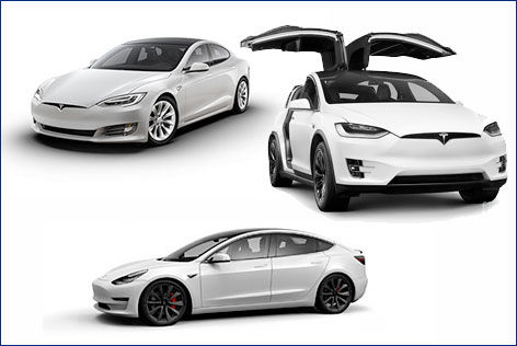 Naše vozy Tesla